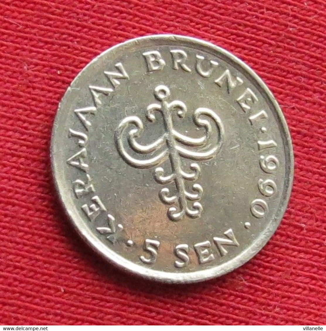 Brunei 5 Sen 1990 KM# 16 Lt 831 *VT - Brunei