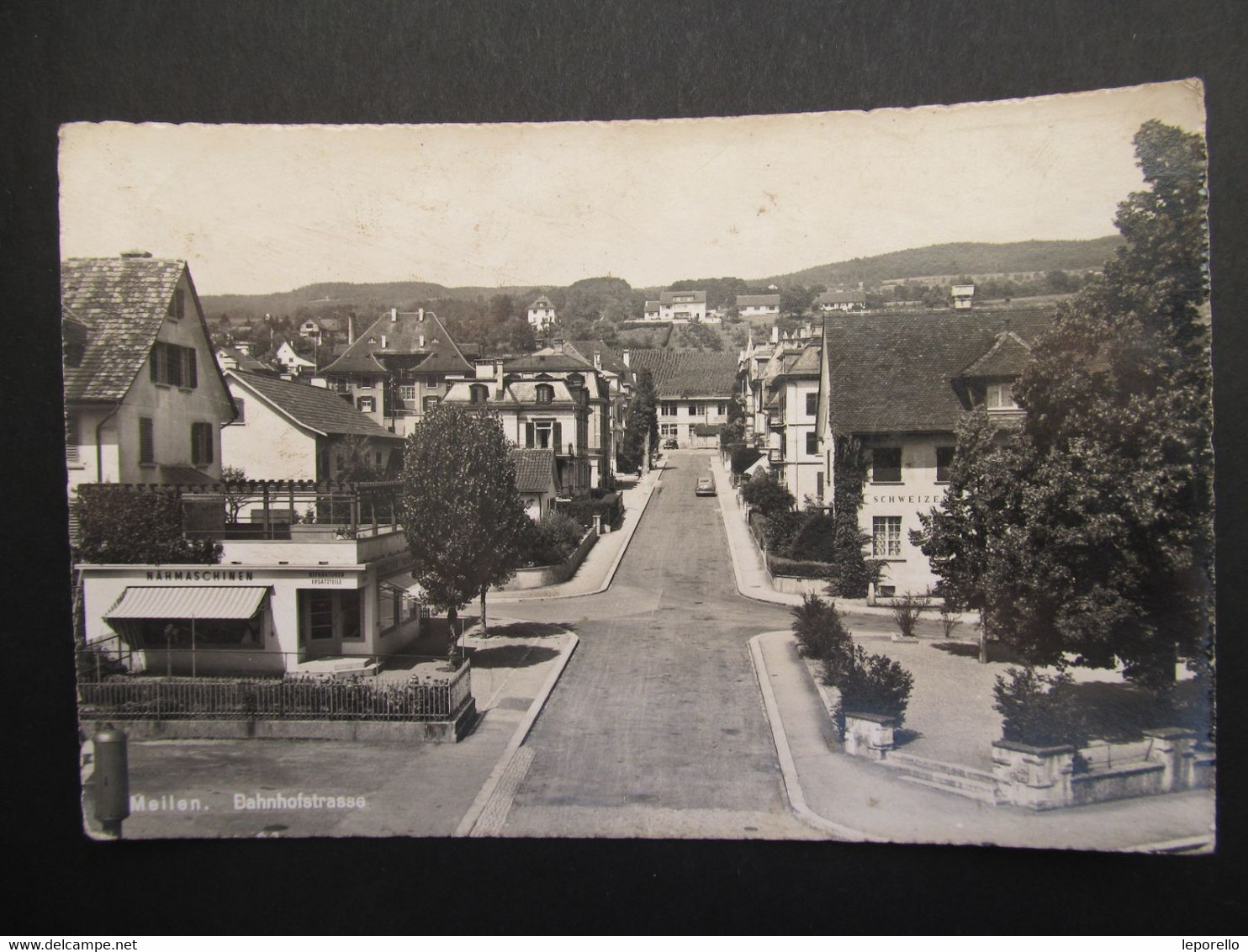 AK Meilen ZH Bahnhof Strasse 1933   // D*55135 - Meilen