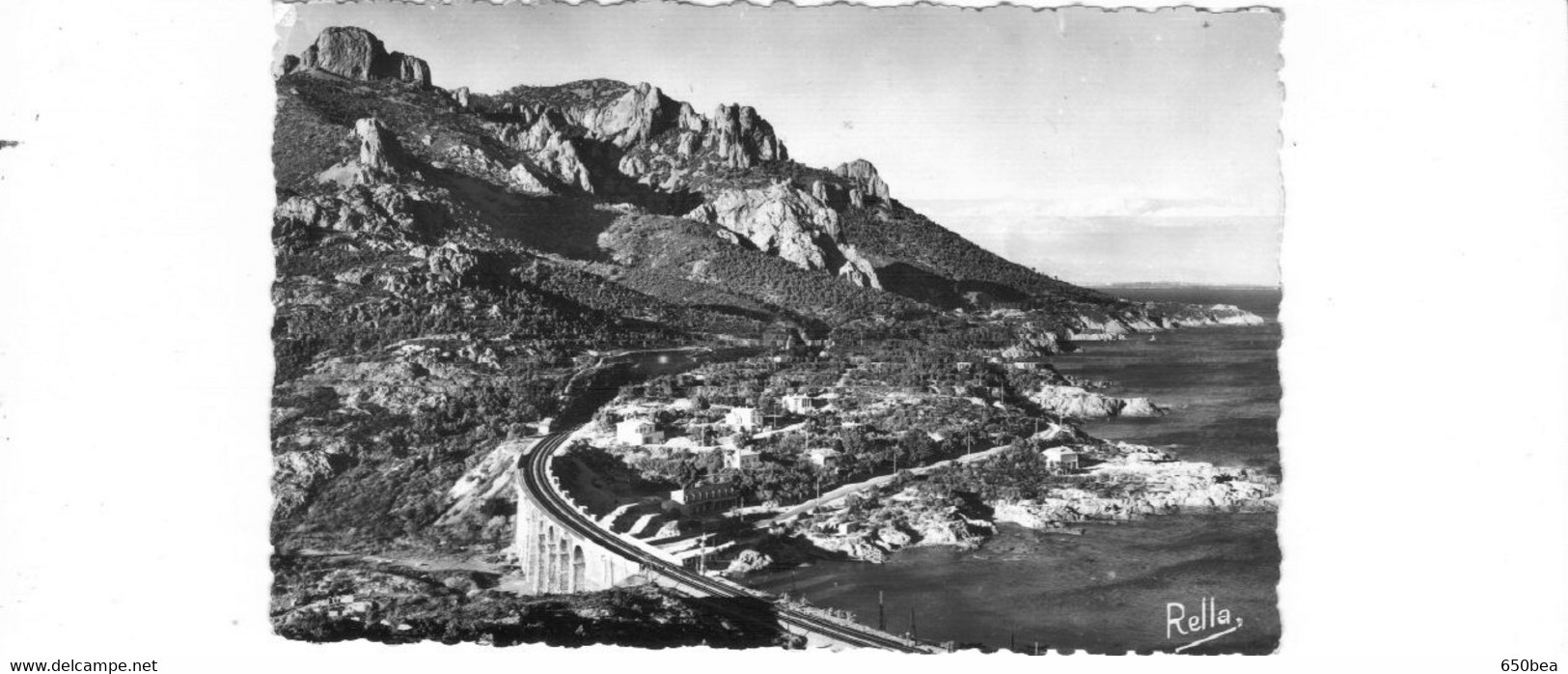 Antheor.Le Viaduc De La SNCF Et La Route De La Corniche D'Or. - Antheor