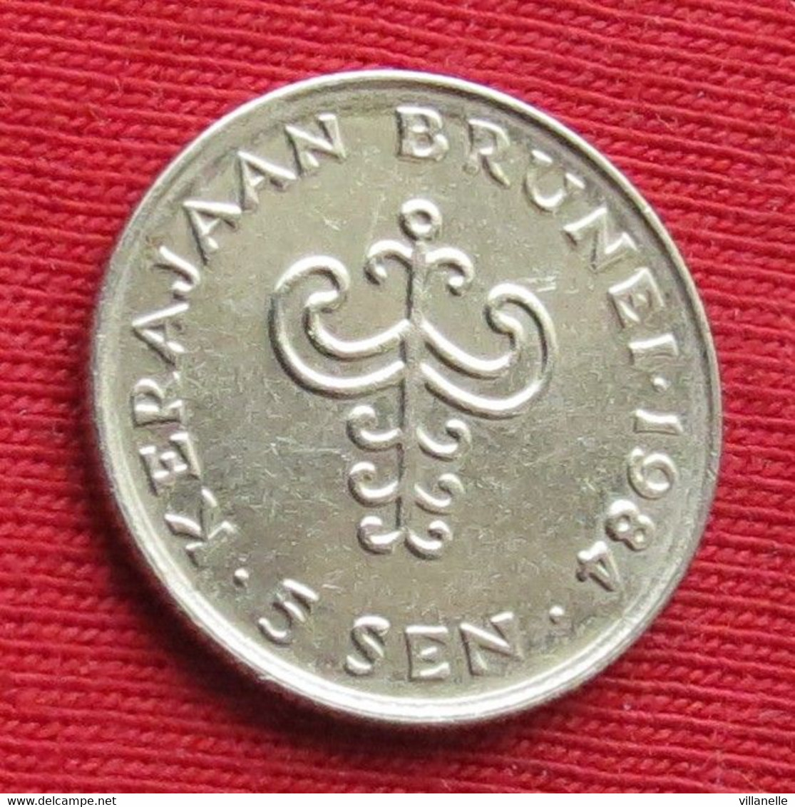 Brunei 5 Sen 1984 KM# 16 Lt 833 *VT - Brunei