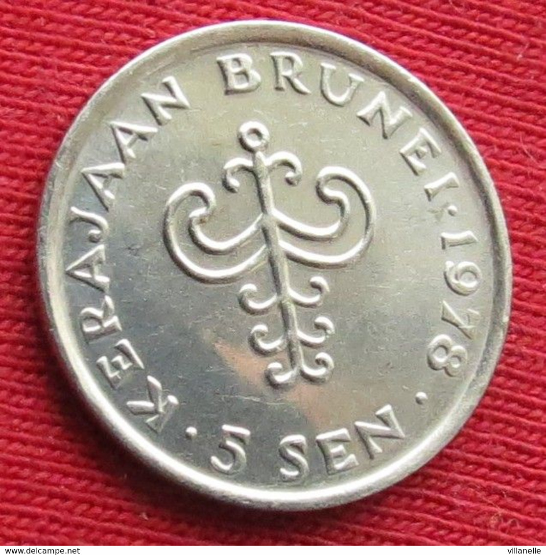 Brunei 5 Sen 1978 KM# 16 Lt 834  *V2T - Brunei