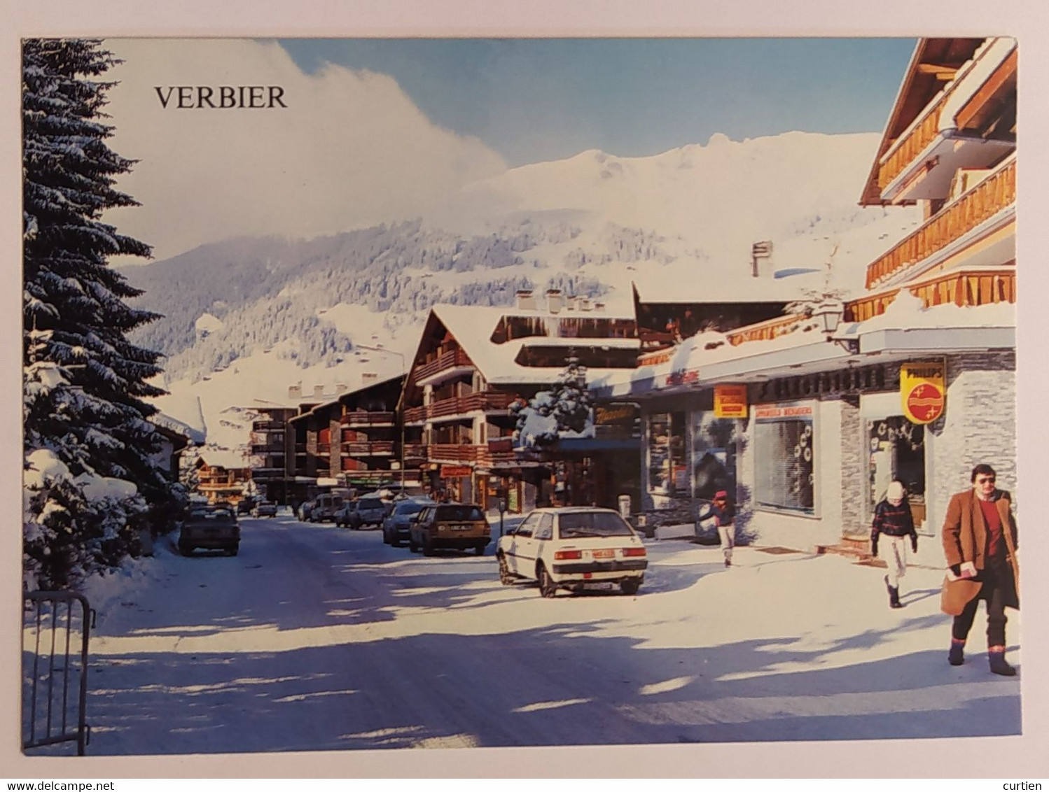 VERBIER . SUISSE . Station Du Val De Bagnes . Vue A Reconnaitre  , 1992 - Bagnes