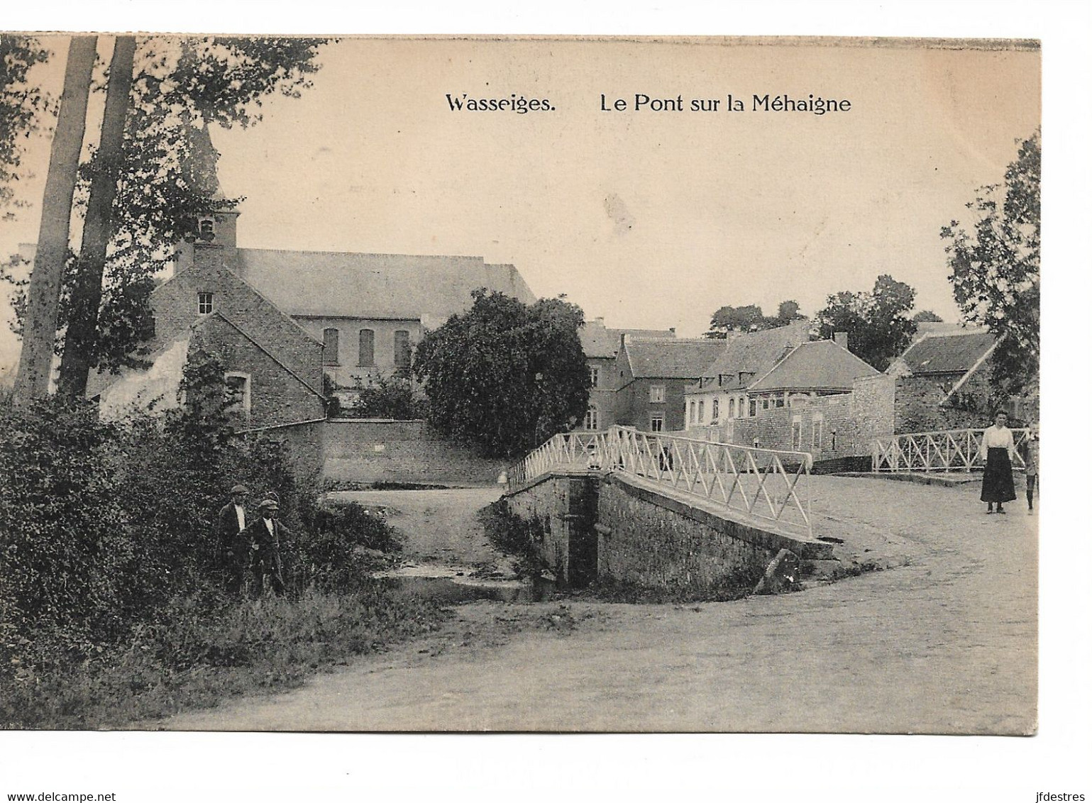 CP Wasseiges Le Pont Sur La Méhaigne Henri Kaquet Montegnée A Pierre Lambotte Dinant - Wasseiges