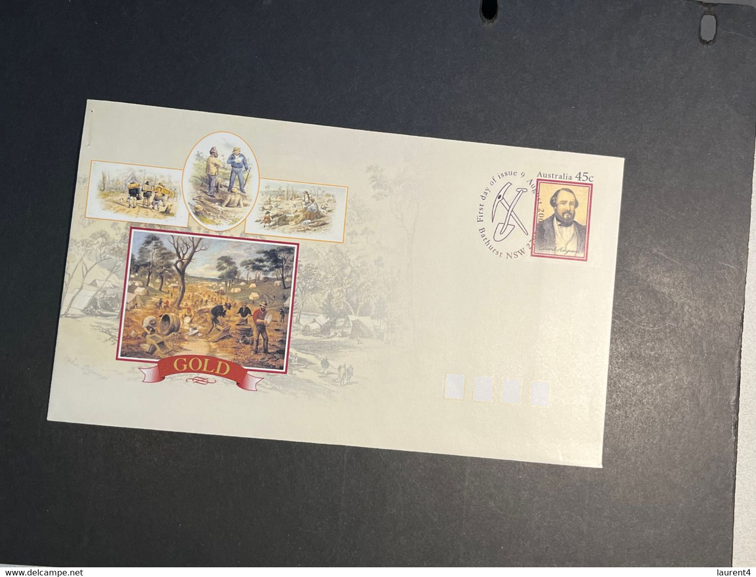 (3 Oø 28) Australia Pre-paid Envelope - 2001 - Gold Discovery - Sonstige & Ohne Zuordnung