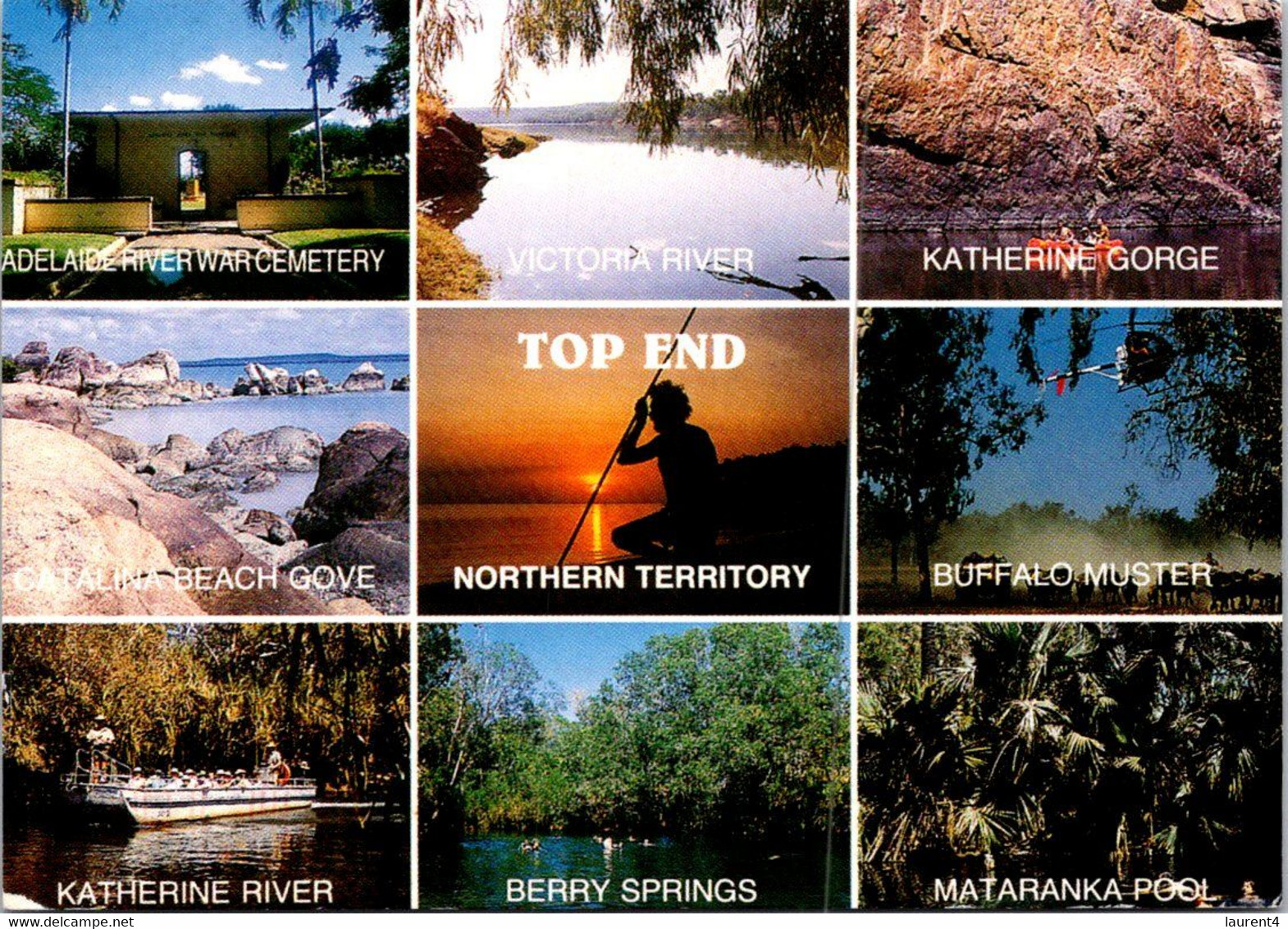 (3 Oø 30) Australia - NT - Top End (posted With Stamp) - Zonder Classificatie