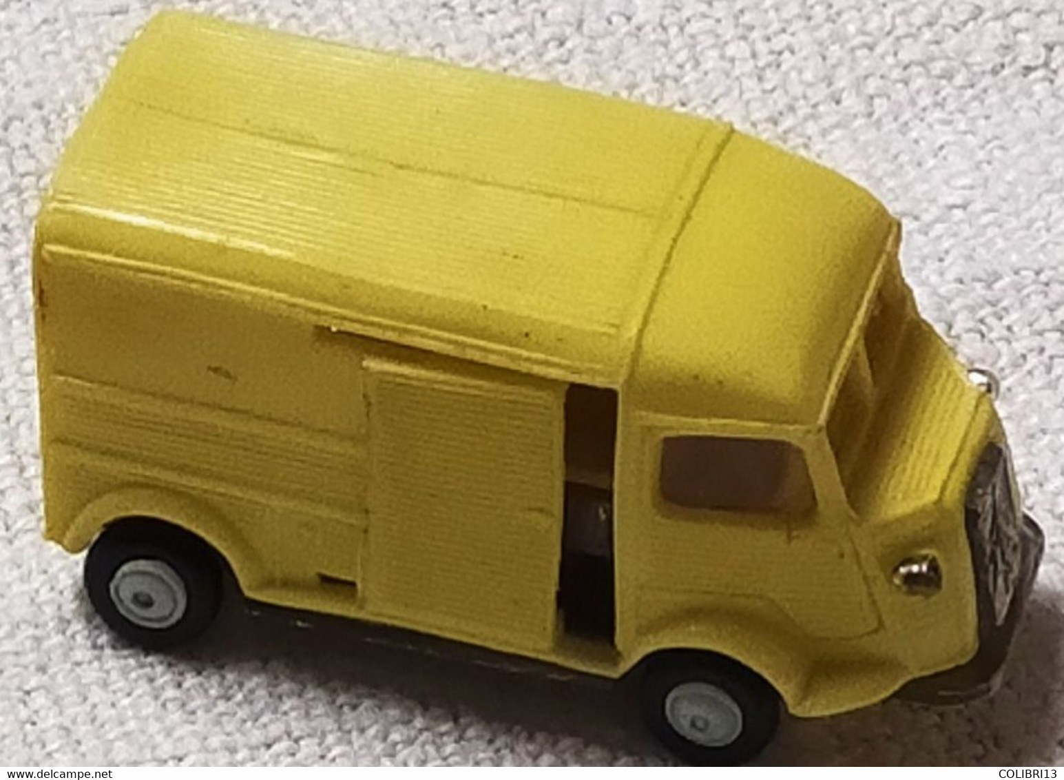 MICRO MINIATURE NOREV  CITROEN 1200     1/86 JAUNE AMORA - Vrachtwagens