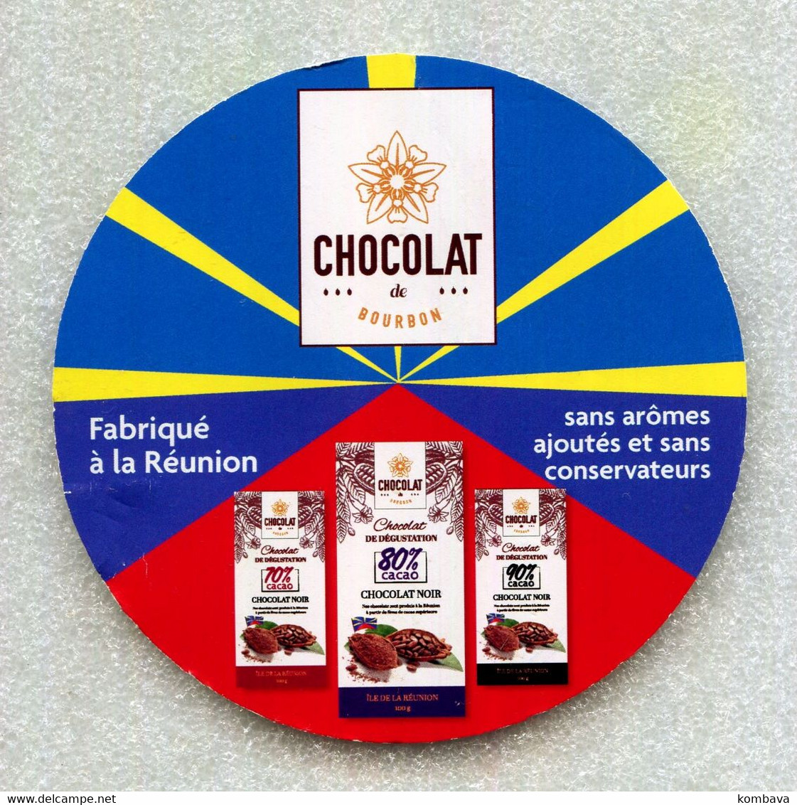 RARE - Ile De LA REUNION - Nouveau : Balise De Produit / Chocolats De Bourbon  (Obj Div Chocolats De Bourbon) - Affiches