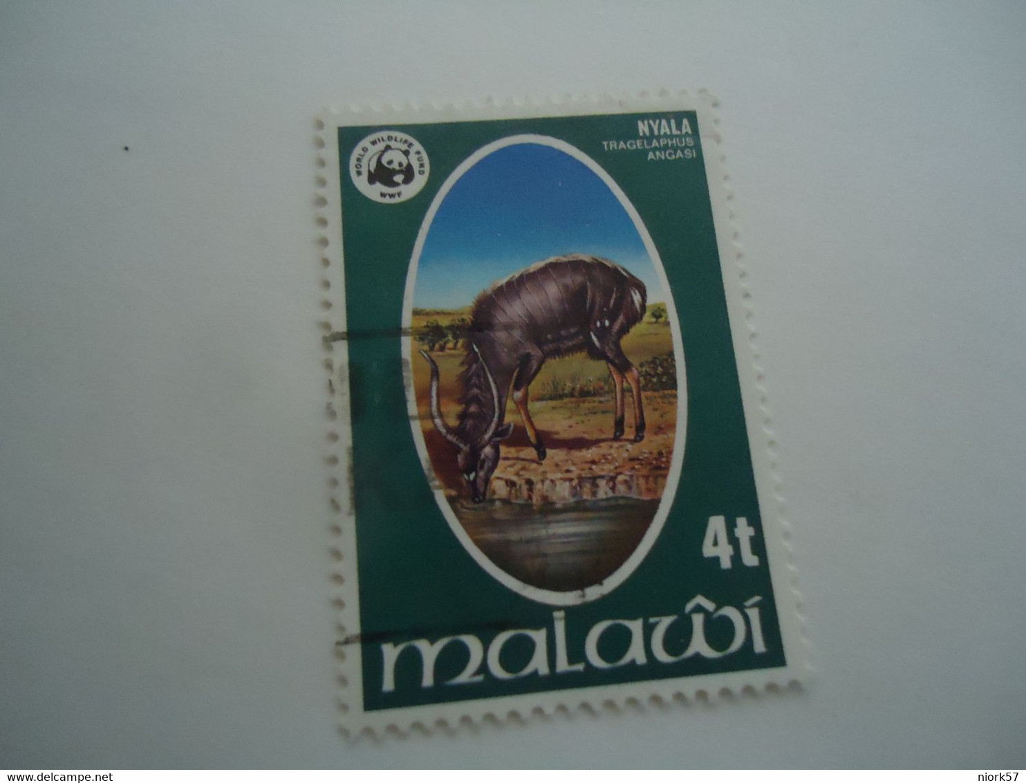 MALAWI  USED STAMPS ANIMALS WWF - Used Stamps