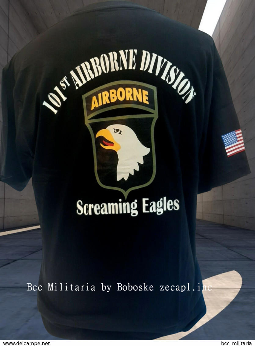 T-shirt 101° Airborne - Manche Courte - 100 % Coton ( Neuf)  Taille XL Uniquement - Uniformes