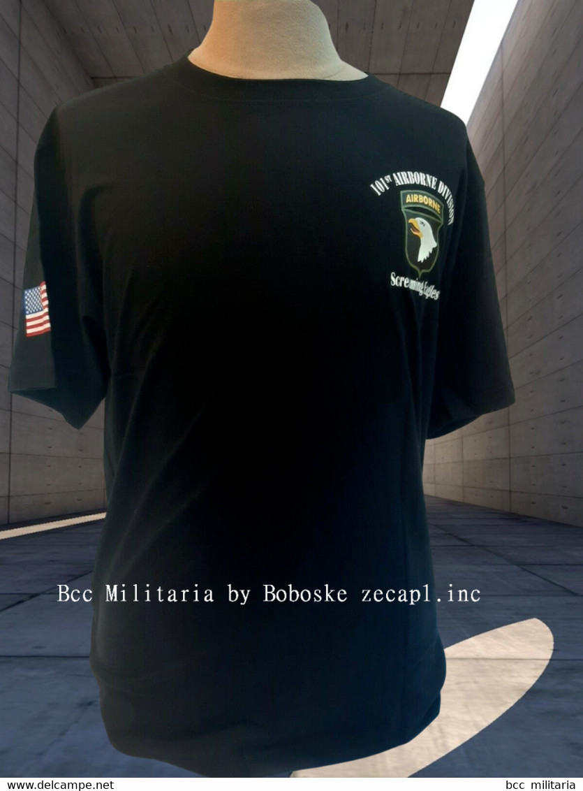 T-shirt 101° Airborne - Manche Courte - 100 % Coton ( Neuf)  Taille XL Uniquement - Uniformes