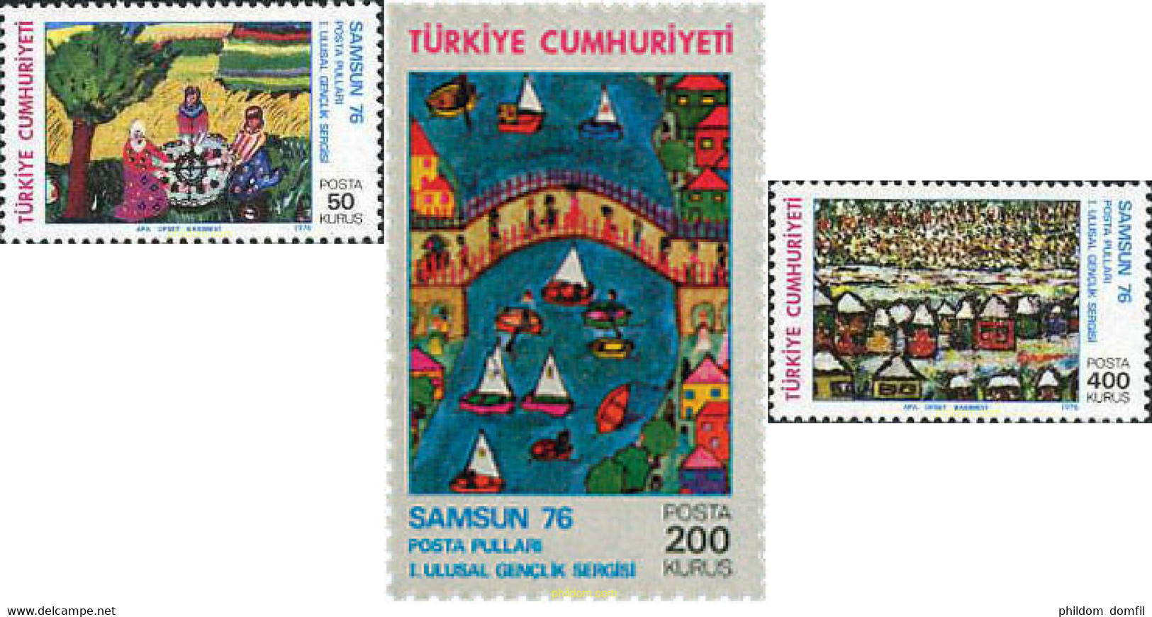 26865 MNH TURQUIA 1976 SAMSUN 76. EXPOSICION FILATELICA NACIONAL - Collections, Lots & Séries