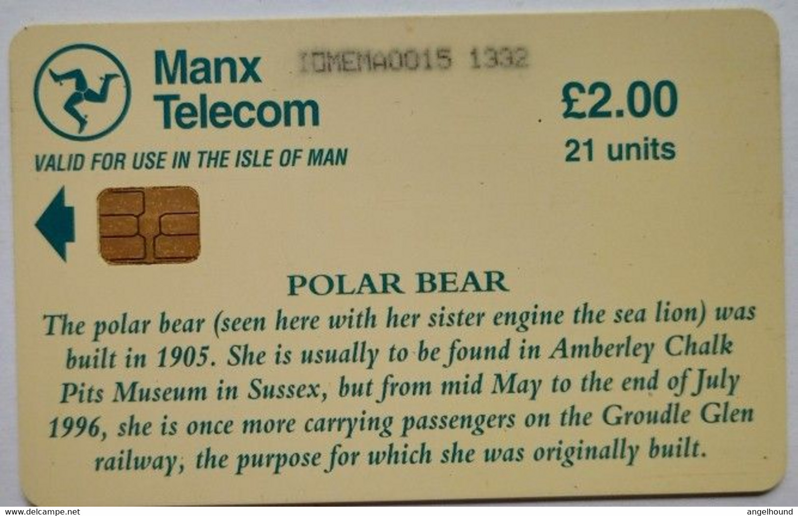 Isle Of Man £2 - 21 Units "  Steam Locomotives Polar Bear  And Sea Lion " - Isola Di Man