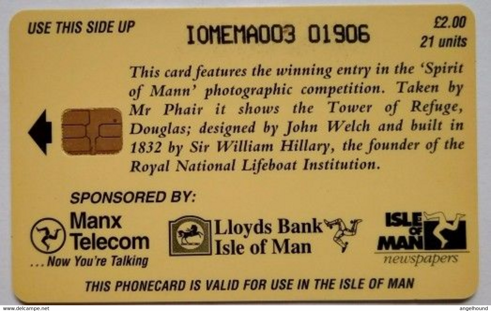 Isle Of Man £2 - 21 Units " Lloyds Bank " - Man (Isle Of)