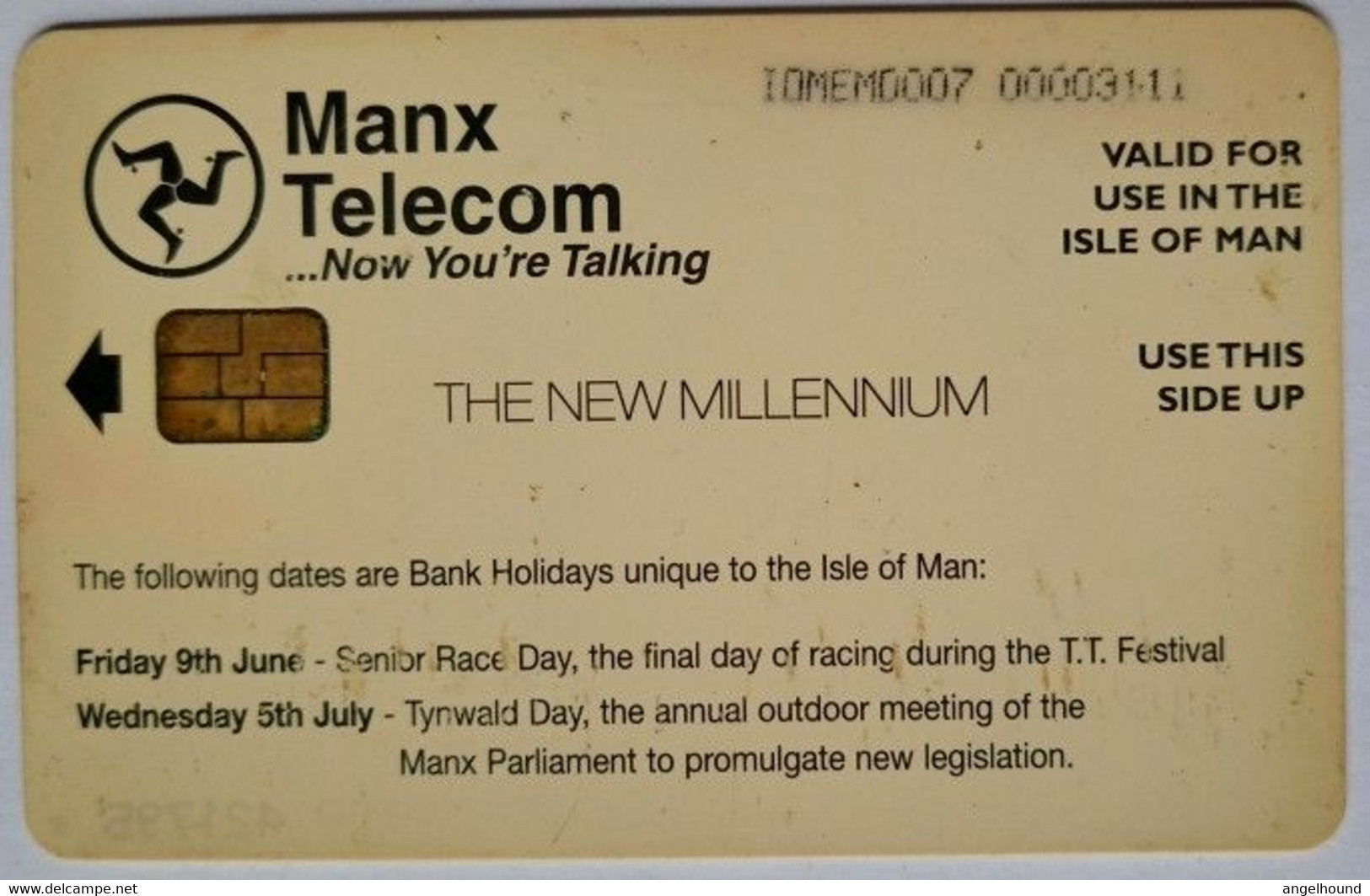 Isle Of Man £5 - 55 Units " The New Millenium  Calendar " - Man (Eiland)