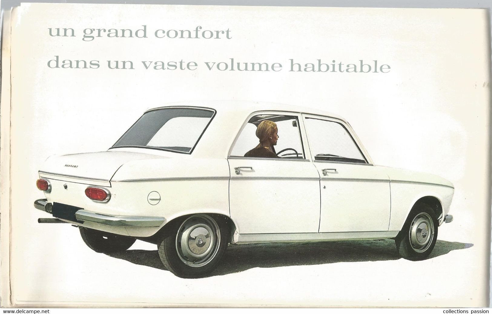 Catalogue Commercial PEUGEOT, 1965 , Berline Et Break 204, 16 Pages, 295 X 180 Mm, 5 Scans , Frais Fr 4.50 E - Advertising