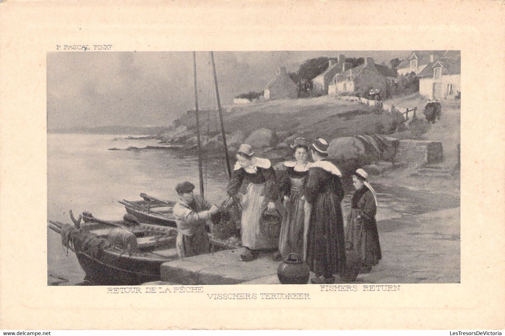 VIEUX METIERS - Retour De La Pêche - Illustration Non Signée  - Carte Postale Ancienne - Andere & Zonder Classificatie