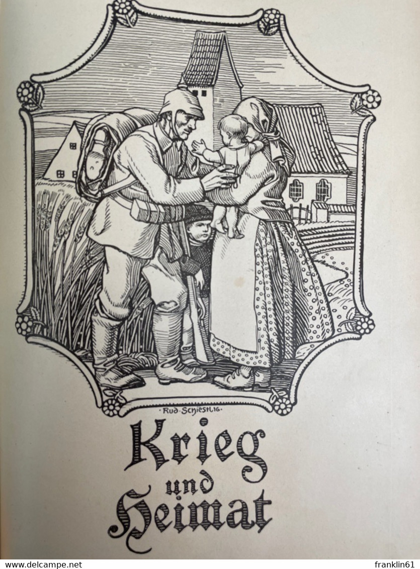 Bayerischer Heimatschutz. 1914 bis 1916. (Heft 1, 1914 bis Heft 1/2, 1916, Sonderheft Krieg und Soldat).