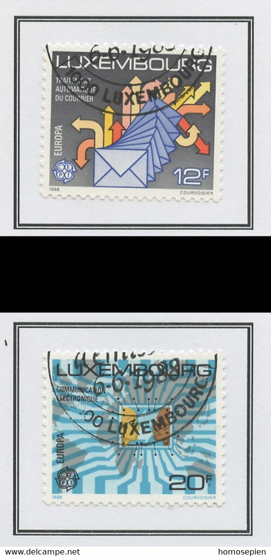 Luxembourg - Luxemburg 1988 Y&T N°1149 à 1150 - Michel N°1199 à 1200 (o) - EUROPA - Gebraucht