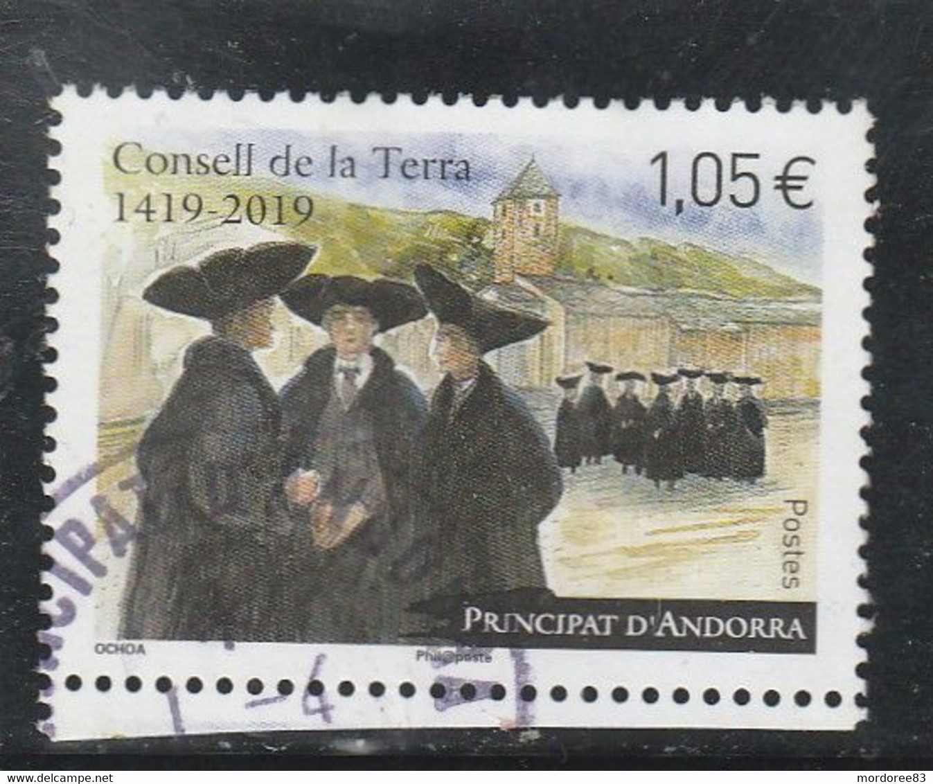 ANDORRE 2019 CONSEIL DE LA TERRA - Used Stamps