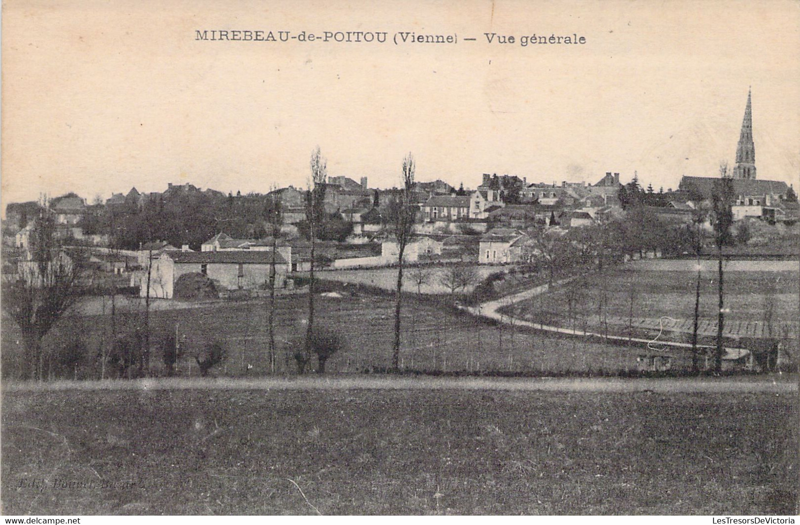 FRANCE - 86 - MIREBEAU DE POITOU - Vue Générale - Carte Postale Ancienne - Mirebeau