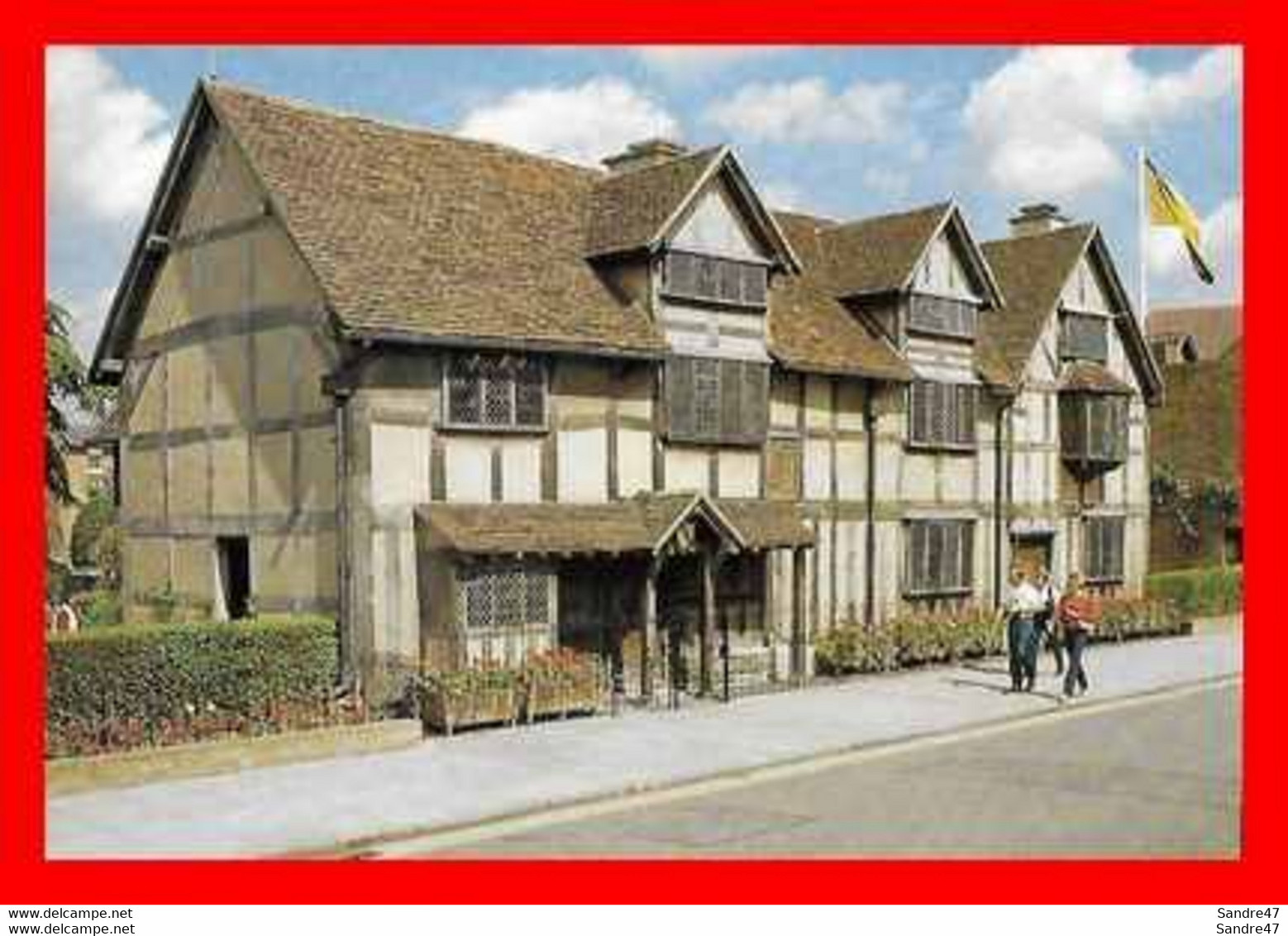 CPSM/gf  STRATFORD-UPON-AVON (Angleterre)  Shakespeare's Birthplace, Animé. ..*176 - Stratford Upon Avon