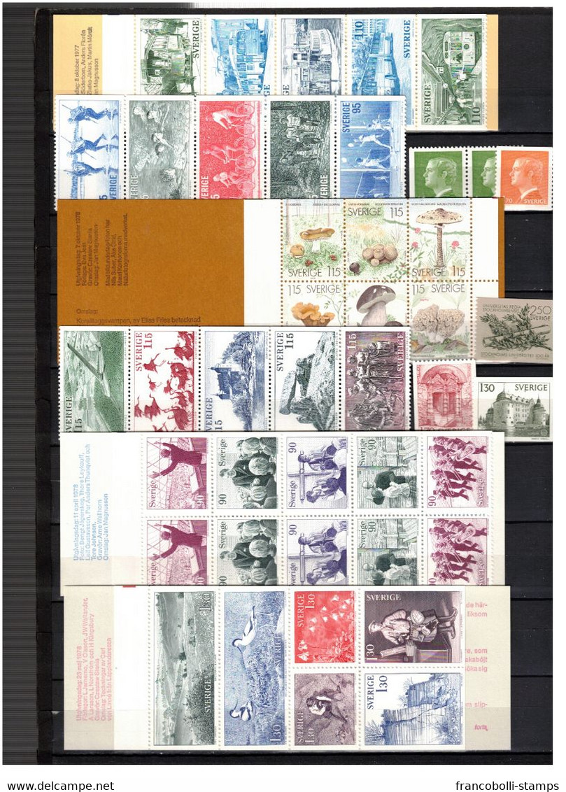 s43601 Svezia anni 80/2000 MNH** lot as per 21 scans Low Start