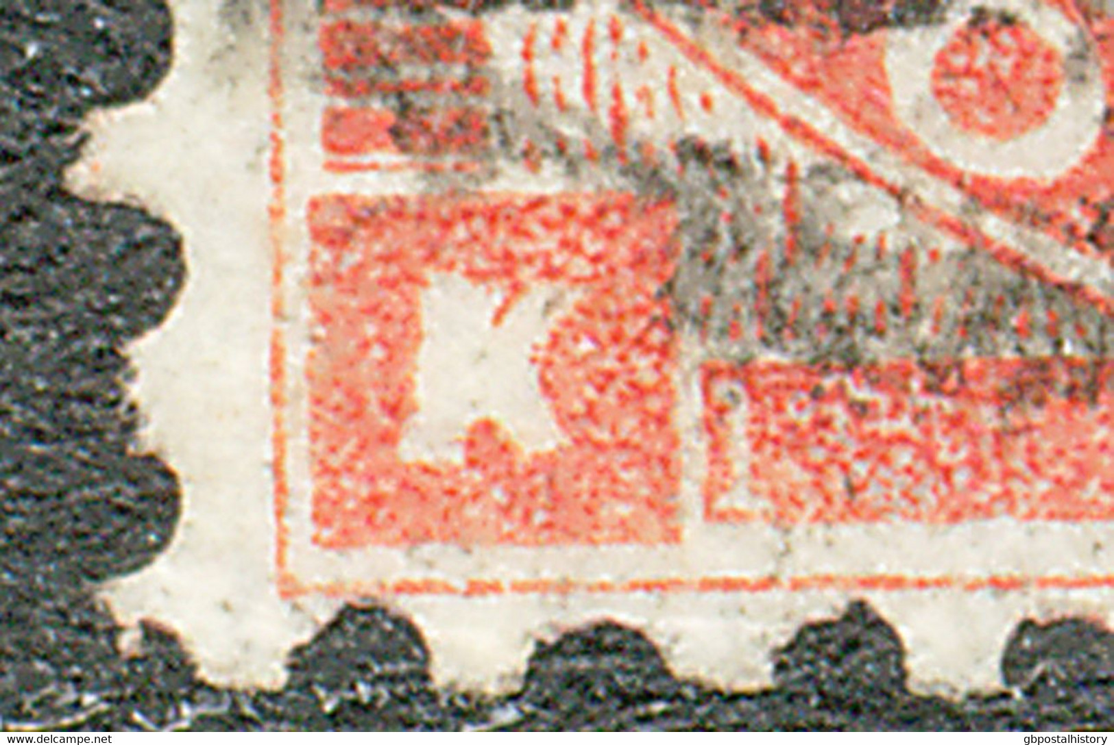 GB 1862 QV 4d Pl.3 Pale Red Without Hairlines (KI) VFU MAJOR VARIETY/ERROR: DEFECTIVE LETTER "K", Probably UNIQUE - Variétés, Erreurs & Curiosités