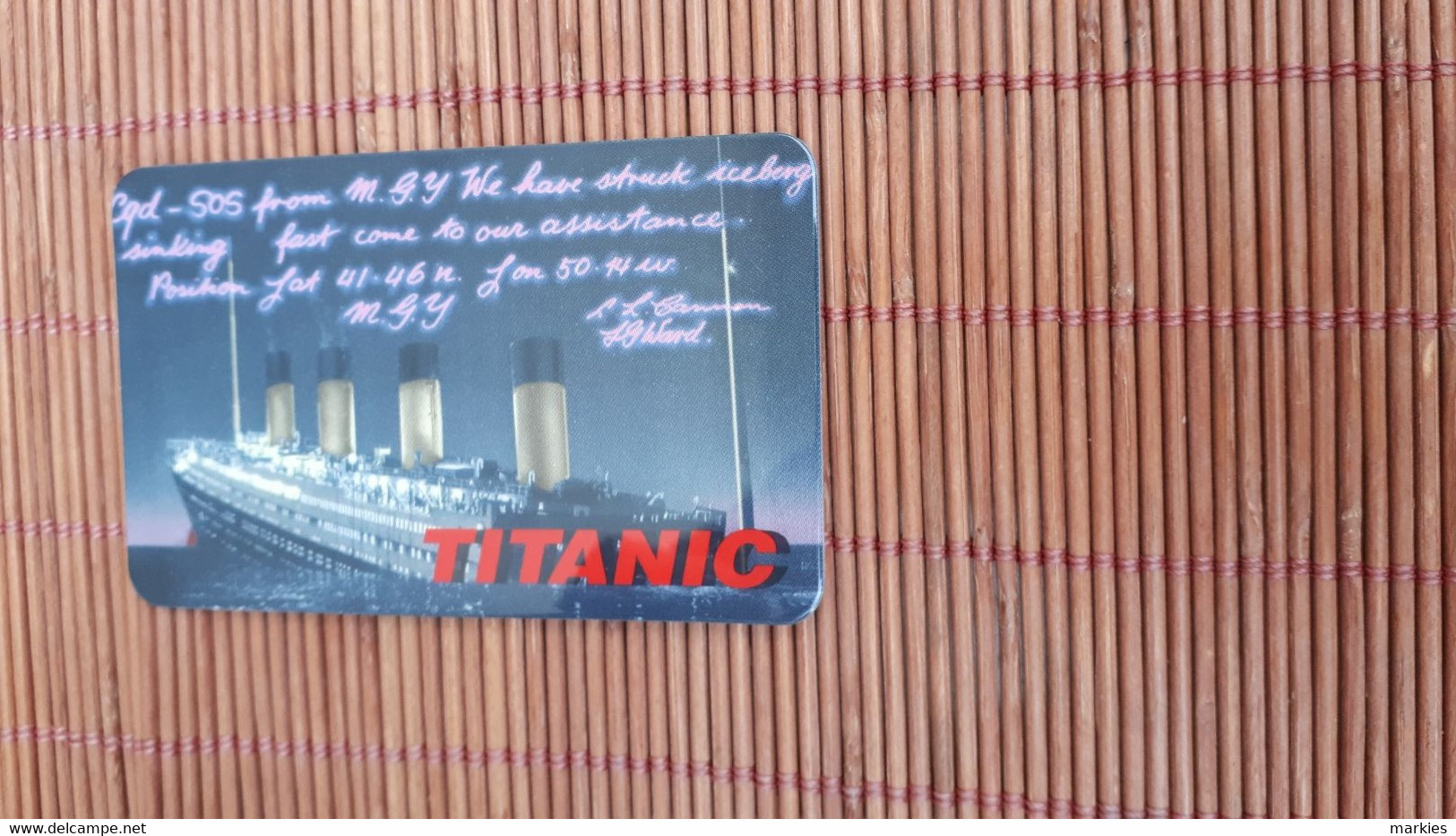 Titanic Prepaidcard  (Mint,New )Rare - Boats