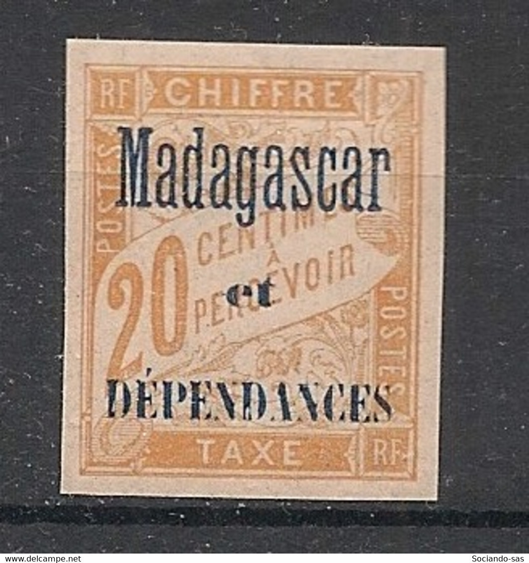 MADAGASCAR - 1896 - Taxe TT N°Yv. 3 - Type Duval 20c Jaune - Neuf Luxe ** / MNH / Postfrisch - Timbres-taxe