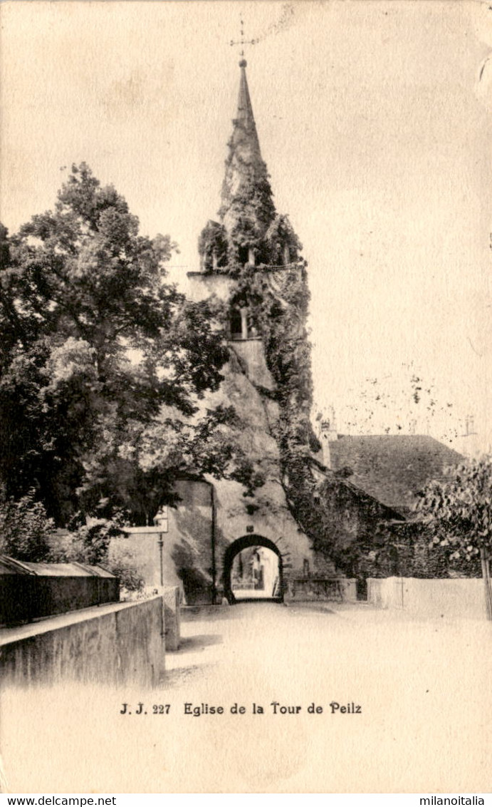 Eglise De La Tour De Peilz (227) * 2. 12. 1909 - La Tour-de-Peilz