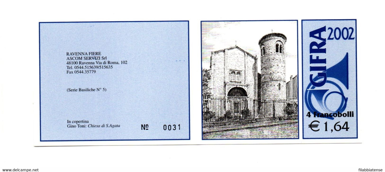 2002 - Italia Libretto 13 GIFRA    ----- - Booklets