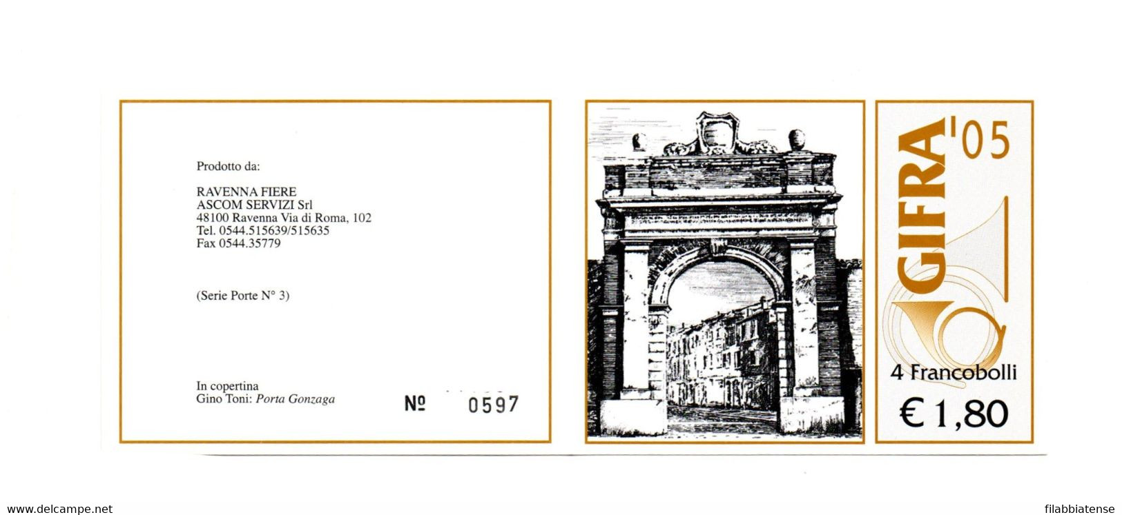 2005 - Italia Libretto 16 GIFRA    ----- - Carnets