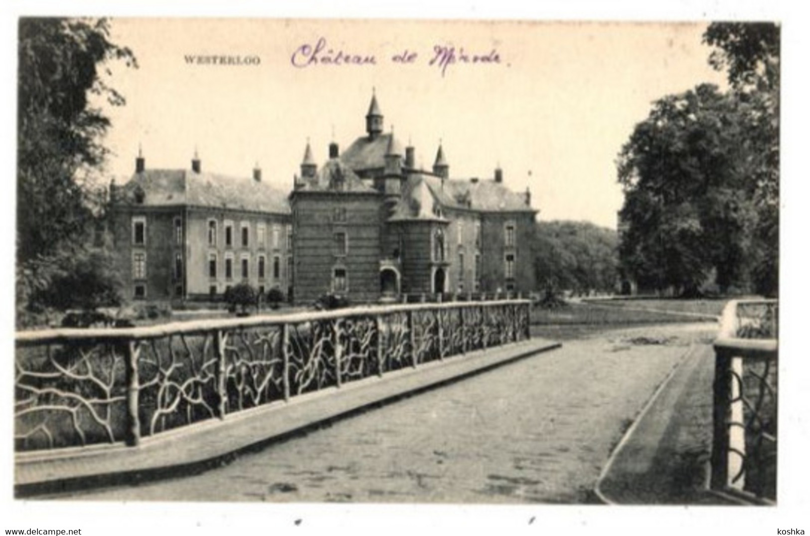 WESTERLO - Westerloo - Château De Mérode - Verzonden In 1911 ? - Uitgave : Veuve F. De Coster, Westerloo - Westerlo