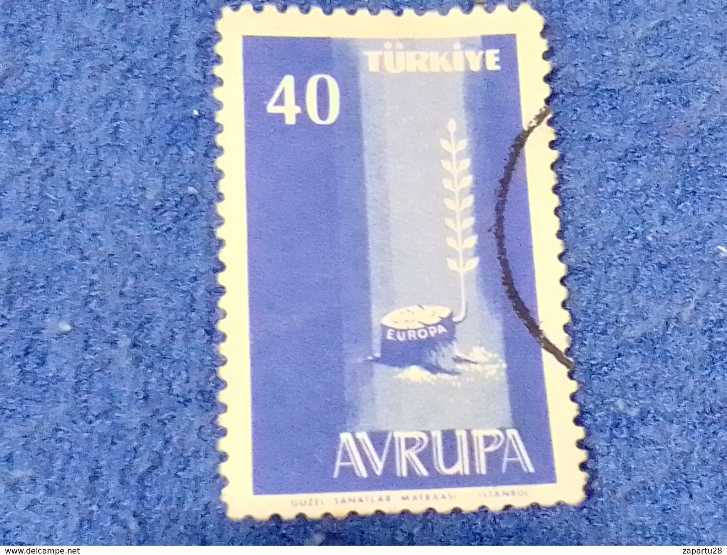 TÜRKEY--1950-60 - 40K    DAMGALI - Used Stamps