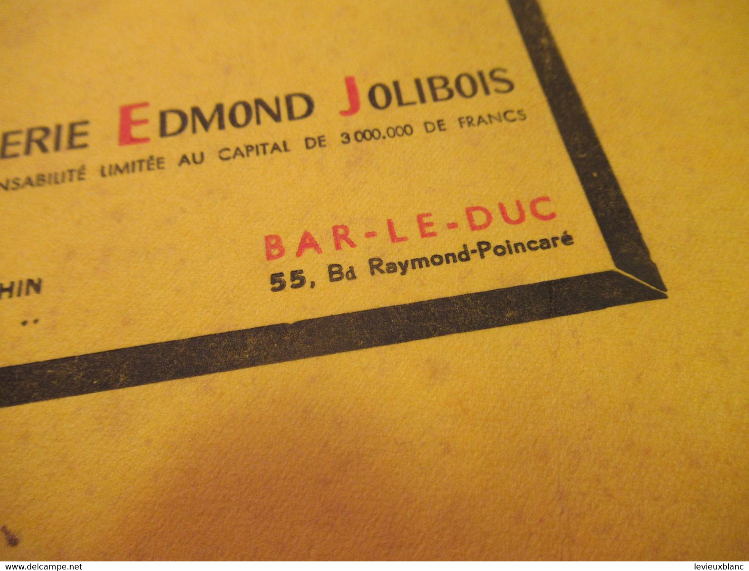 2 Buvards Anciens/Imprimerie Edmond JOLIBOIS / Gaston Ledauphin-Directeur/ BAR-LE-DUC/ / Vers1930- 1950        BUV611 - Cartoleria