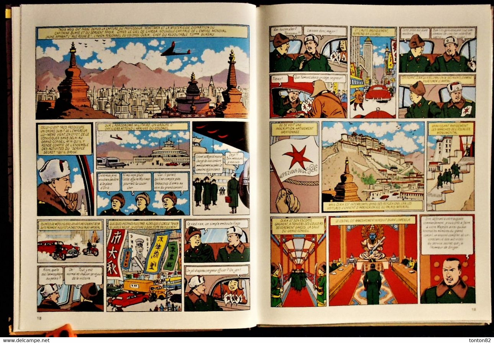 E.P. Jacobs - Le Secret de l'Espadon - Tome 2  - Éditions Blake et Mortimer - ( 1985  ) .