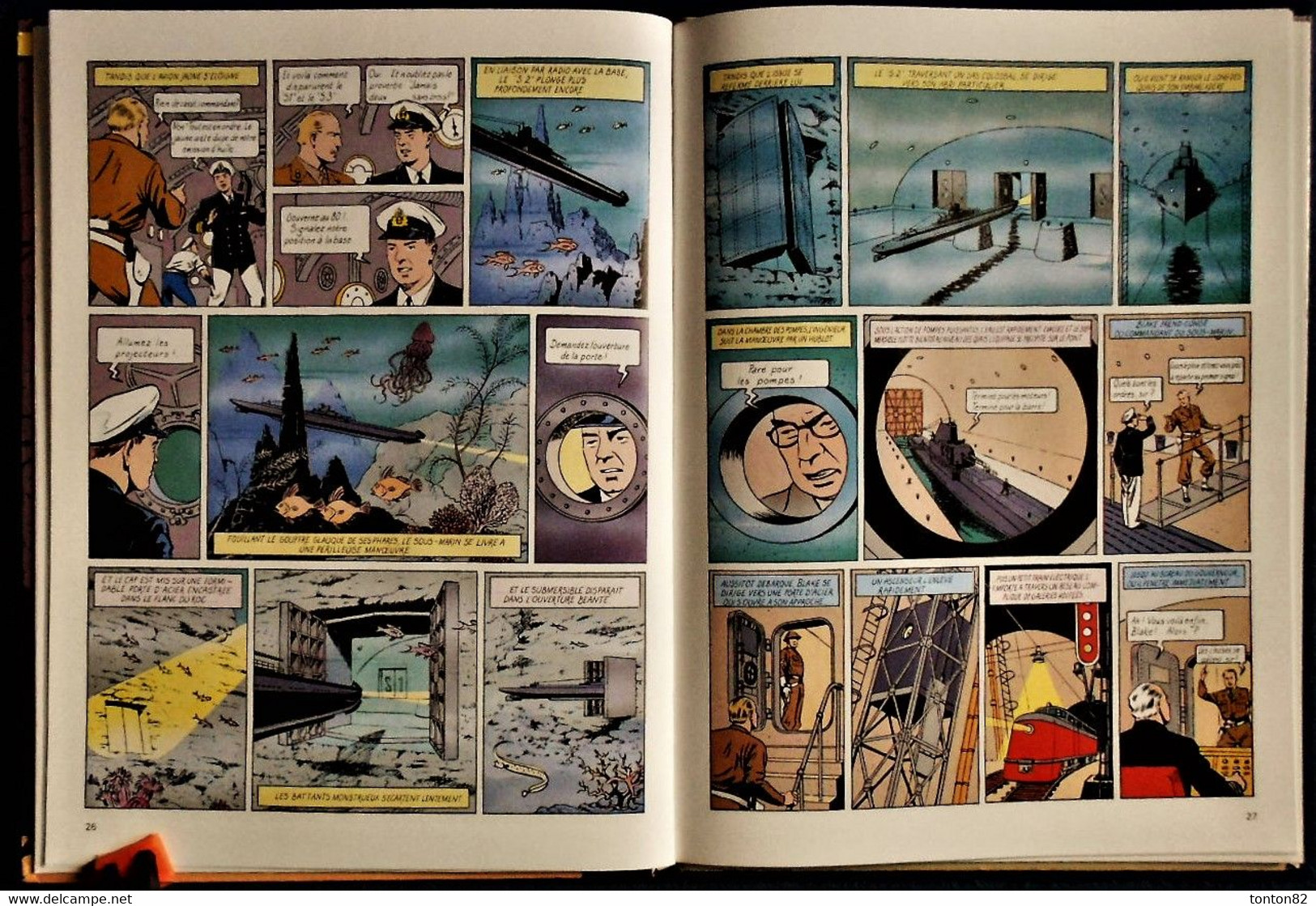 E.P. Jacobs - Le Secret de l'Espadon - Tome 2  - Éditions Blake et Mortimer - ( 1985  ) .