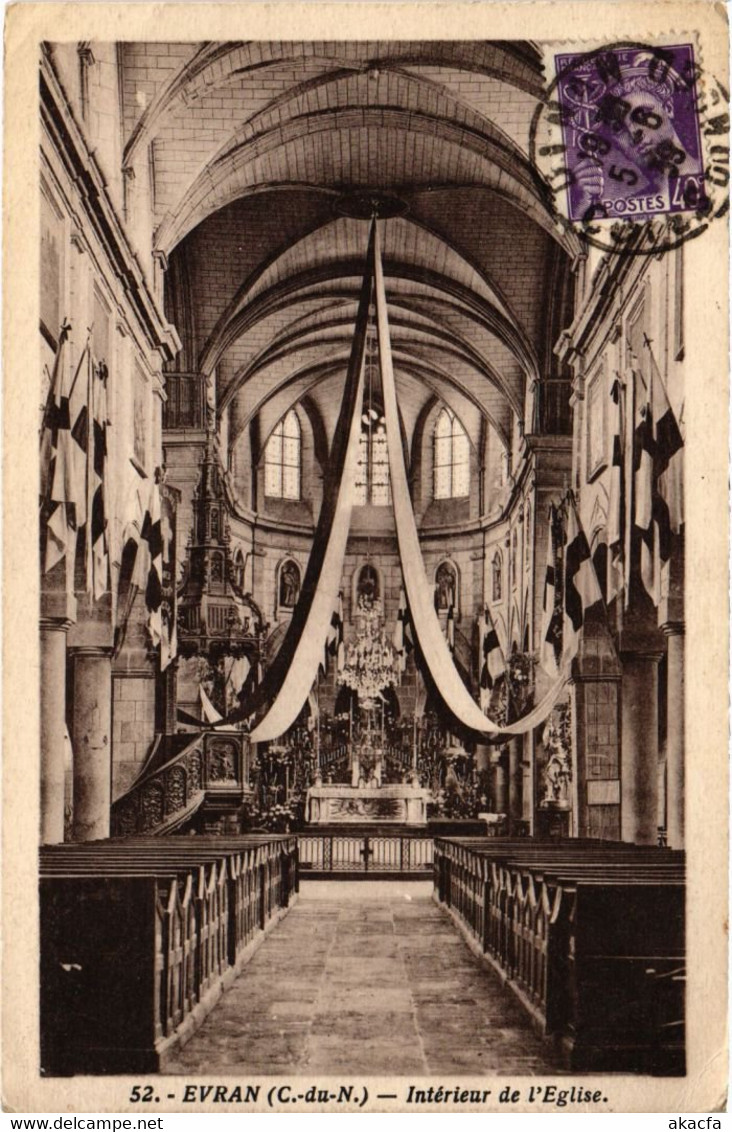 CPA EVRAN Interieur De L'Eglise (1294859) - Evran