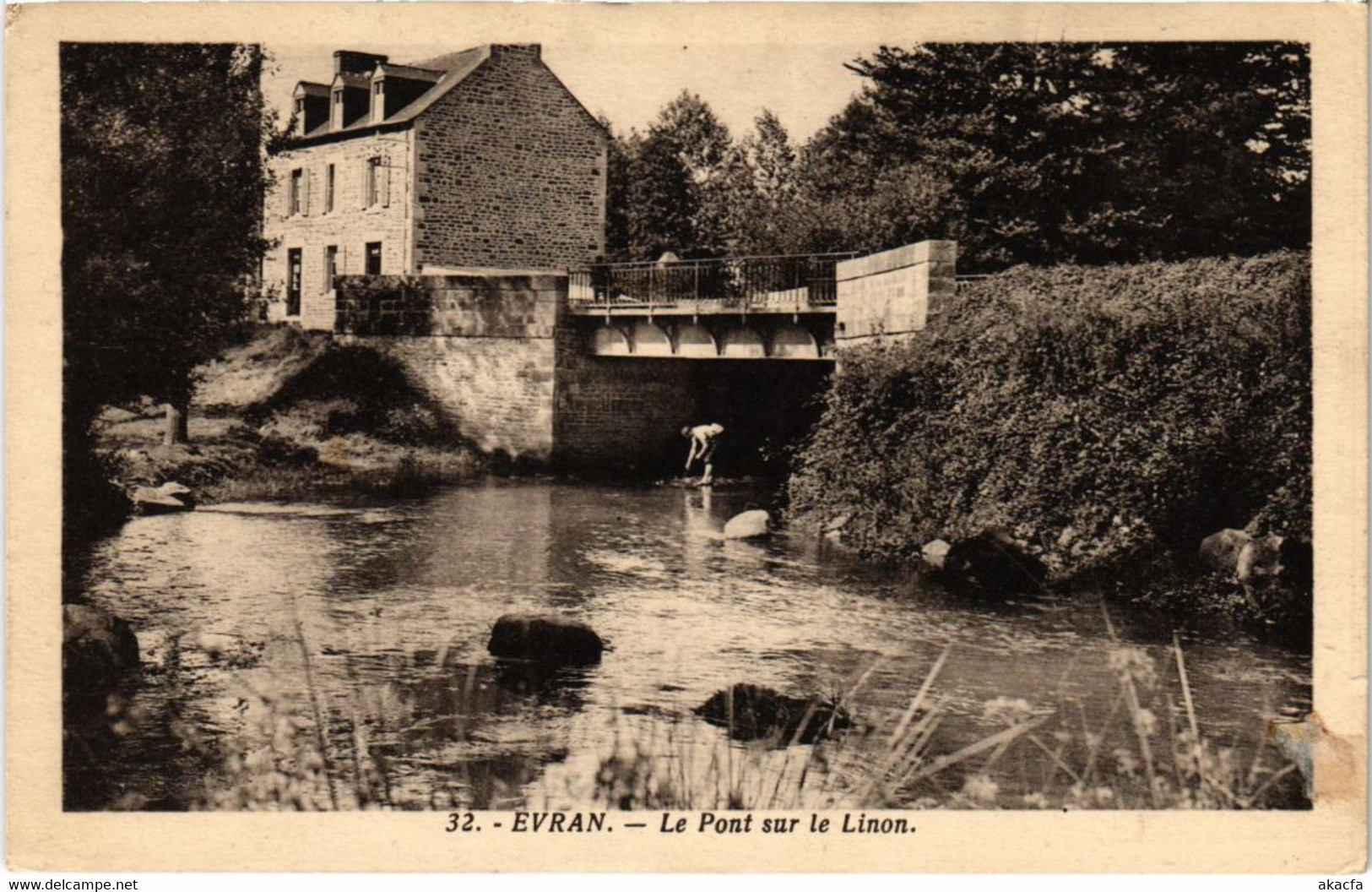 CPA EVRAN Le Pont Sur Le Linon (1294860) - Evran
