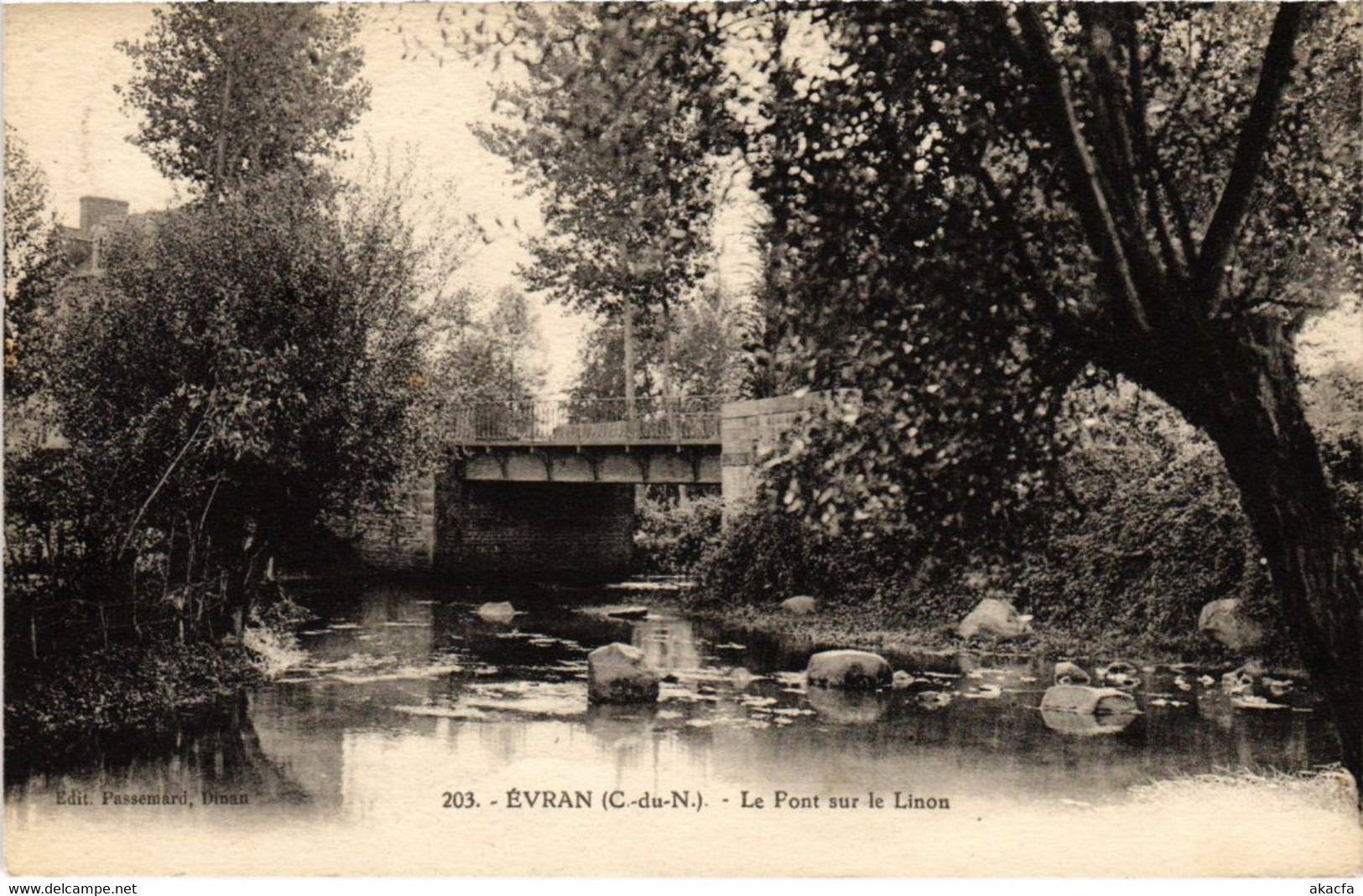 CPA EVRAN Le Pont Sur Le Linon (1294870) - Evran