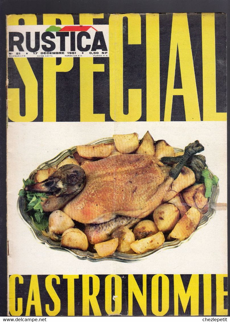 RUSTICA N°51 1961 Spécial Gastronomie Conifères French Gardening Magazine - Tuinieren