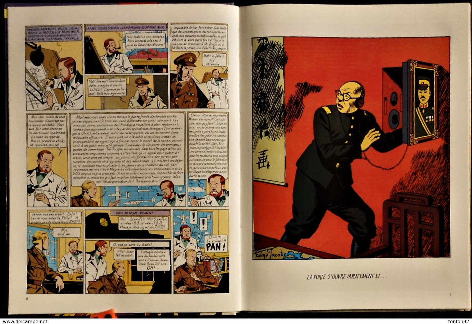 E.P. Jacobs - Le Secret De L'Espadon - Tome 1  - Éditions Blake Et Mortimer - ( 1984  ) . - Blake Et Mortimer