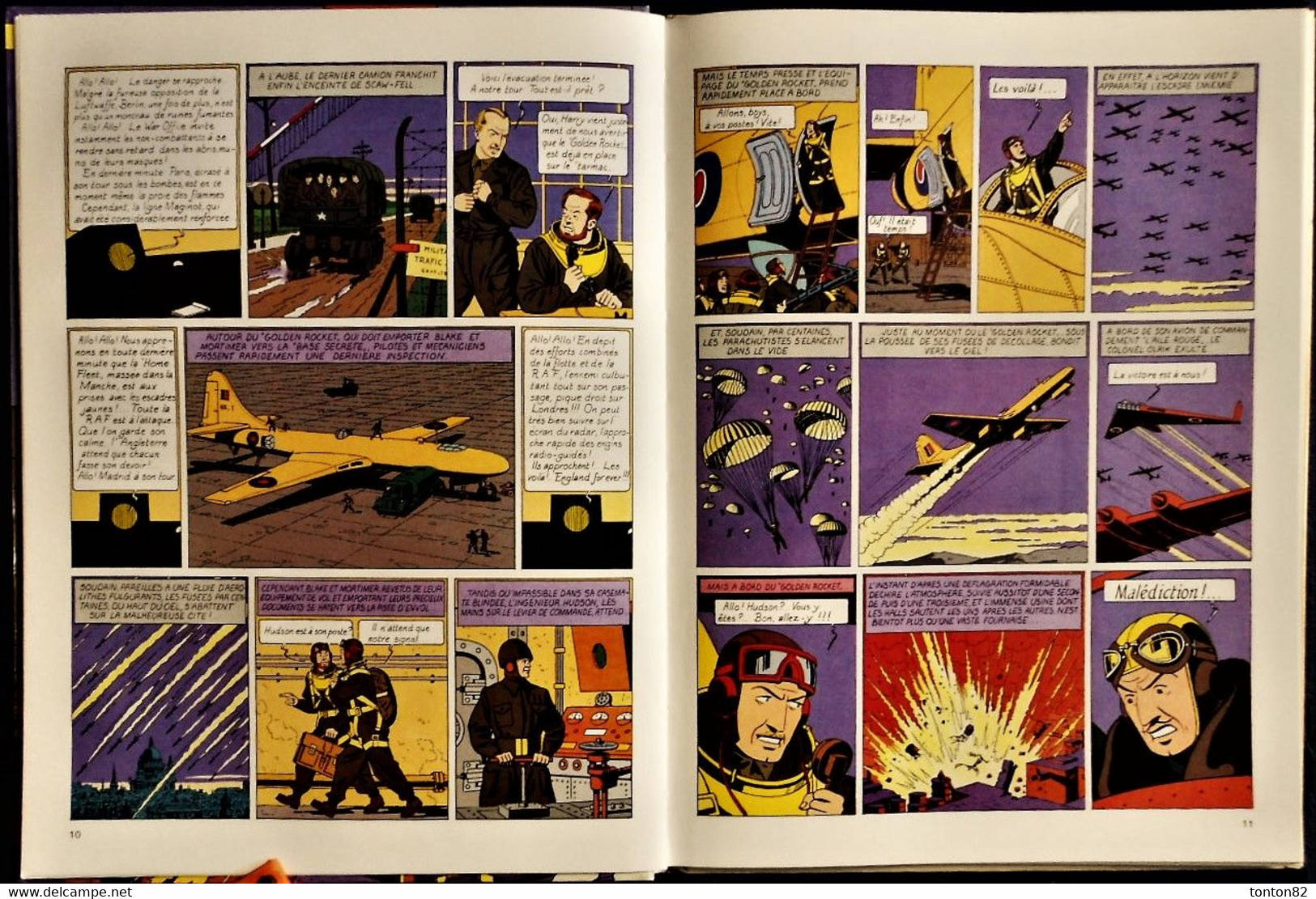 E.P. Jacobs - Le Secret de l'Espadon - Tome 1  - Éditions Blake et Mortimer - ( 1984  ) .