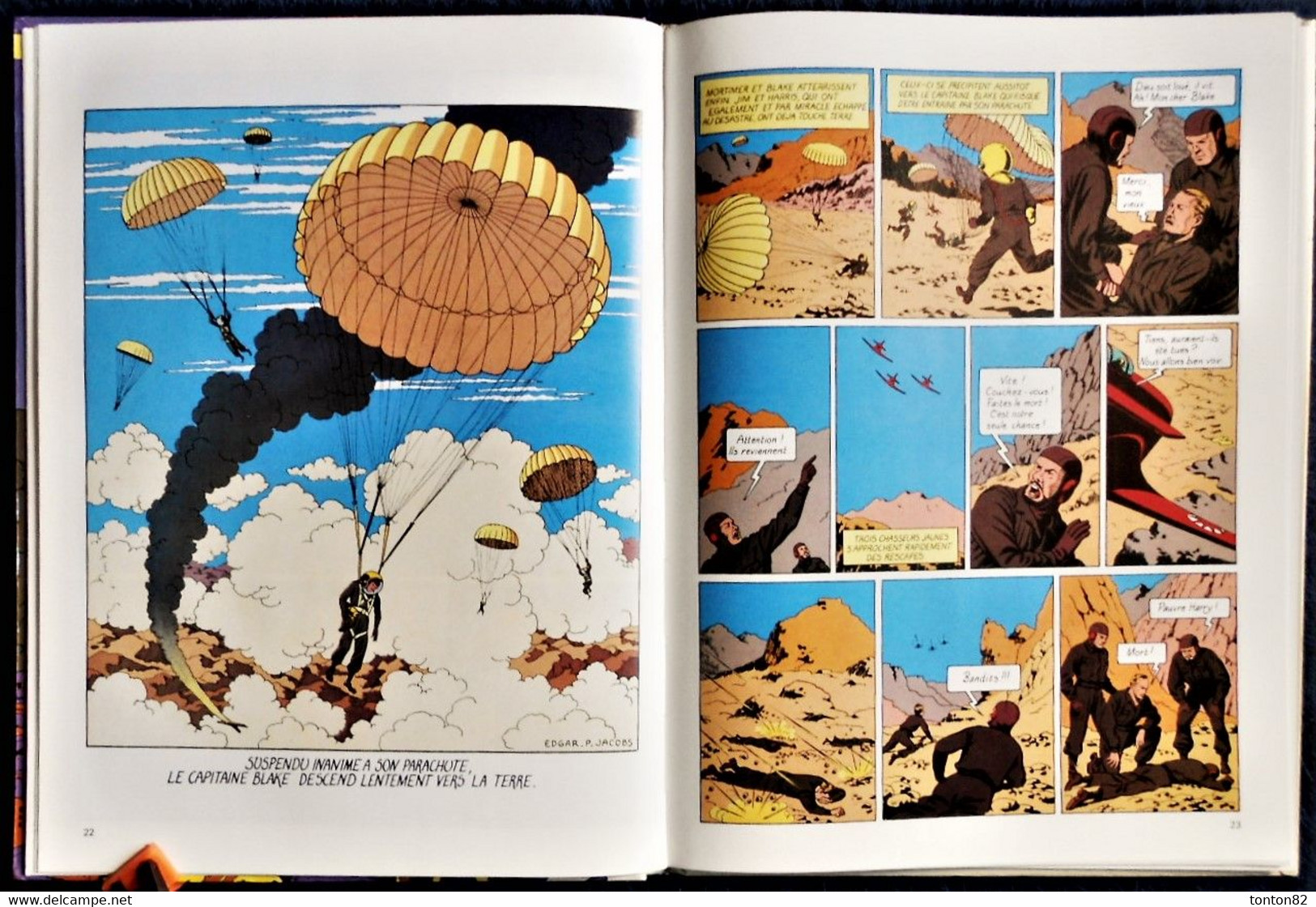 E.P. Jacobs - Le Secret de l'Espadon - Tome 1  - Éditions Blake et Mortimer - ( 1984  ) .