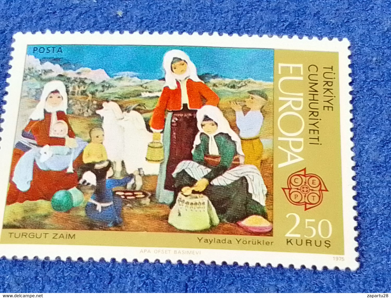 TÜRKEY--1970-80 -   250K    DAMGALI - Used Stamps