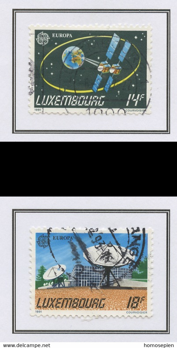 Luxembourg - Luxemburg 1991 Y&T N°1221 à 1222 - Michel N°1271 à 1272 (o) - EUROPA - Used Stamps