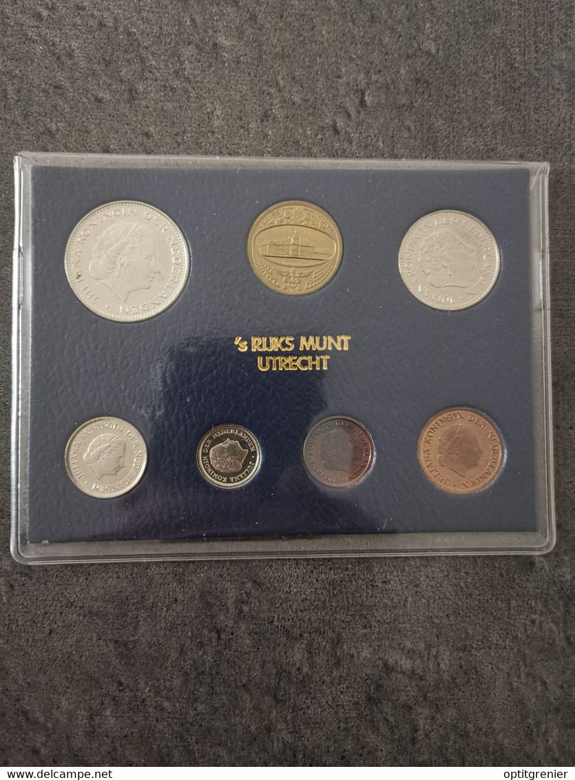 COFFRET GULDEN & CENTS UNC PAYS BAS 1980 / NEDERLAND SET COINS - Nieuwe Sets & Testkits