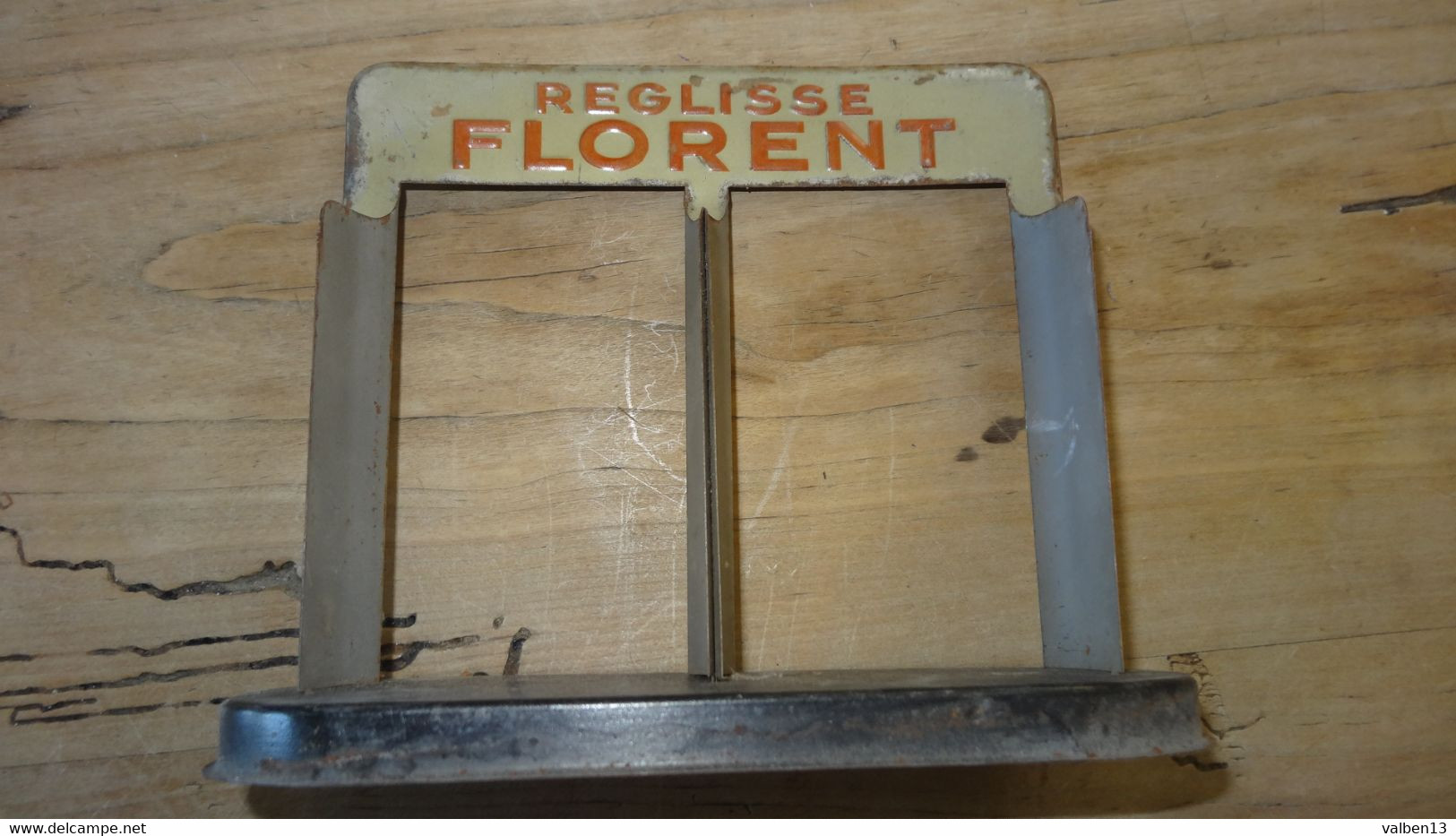 Présentoir REGLISSE FLORENT En Tole - Placas En Aluminio (desde 1961)