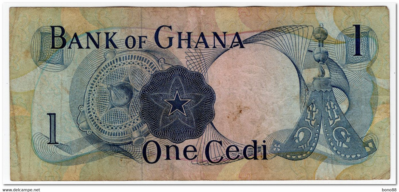 GHANA,1 CEDI,1967,P.10a,F+ - Ghana