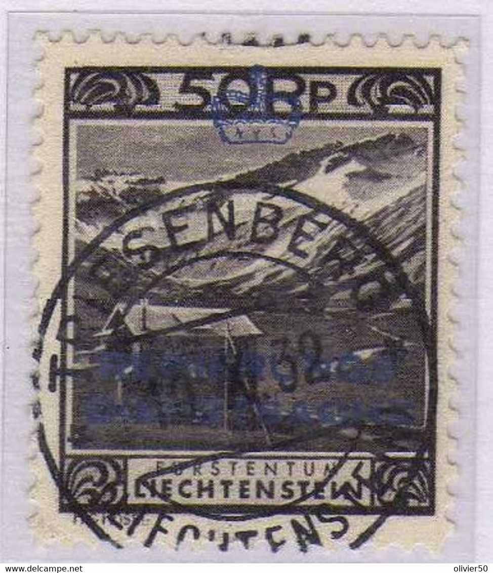 Liechtenstein - 1932 -  Timbre De Service  -  50 R. Maison De Repos A Malbun  -  Oblitere - Service